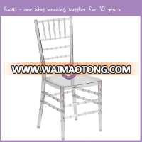 ZY23330 Cheap but strong white resin chiavari chair for wedding