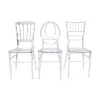 wholesale wedding chiavari chair transparent tiffany chair with cushion