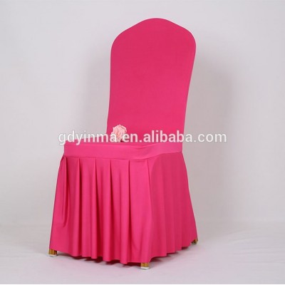 Red cheap spandex chair cover for events